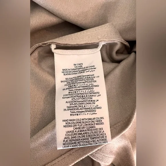 BCBGMaxAzria Blush Midi Dress with 3/4 Sleeves - Picture 10 of 12